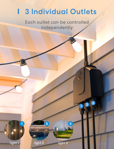 meross outdoor plug HomeKit setup enables remote control via hub