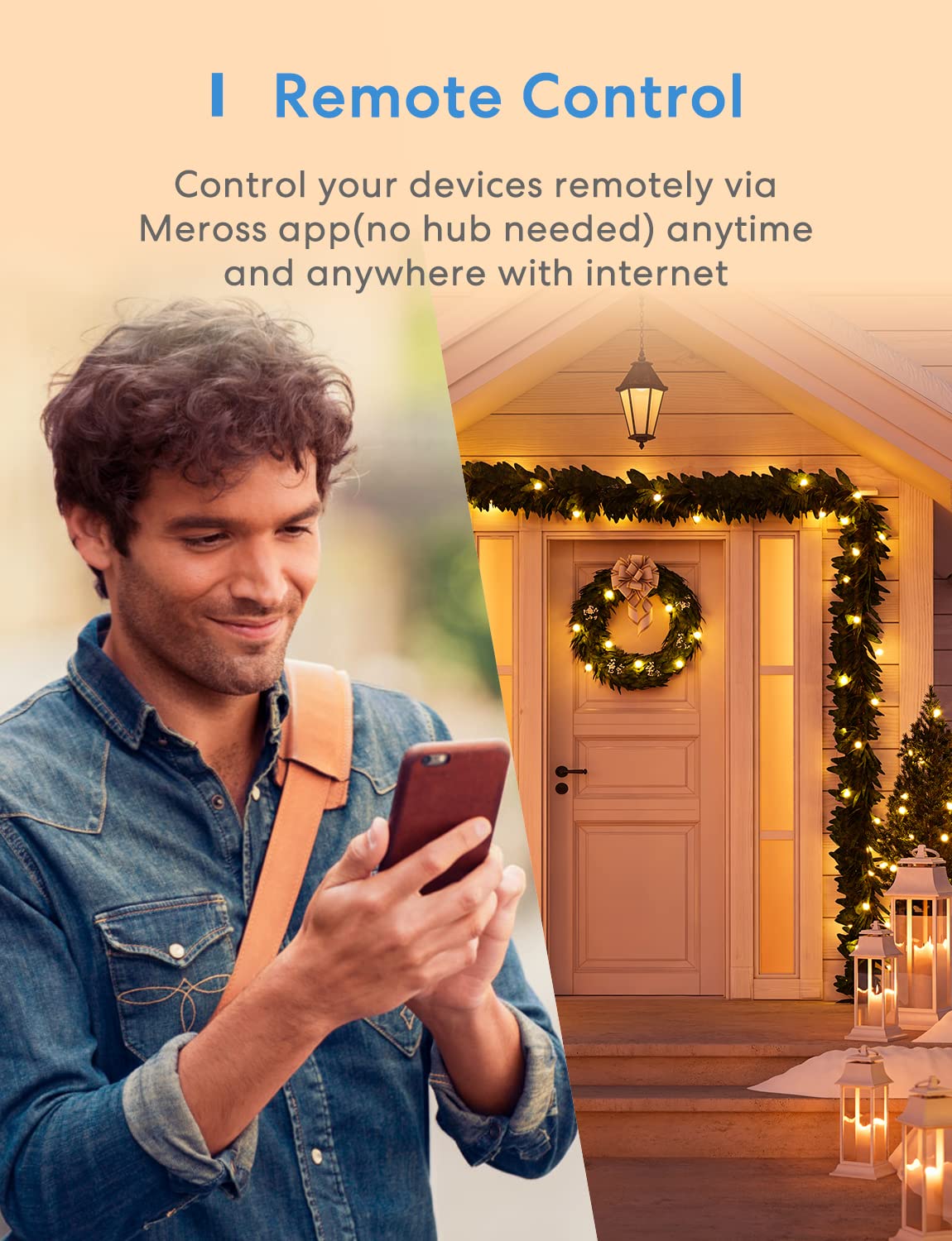 meross outdoor plug voice control with Siri or assistants