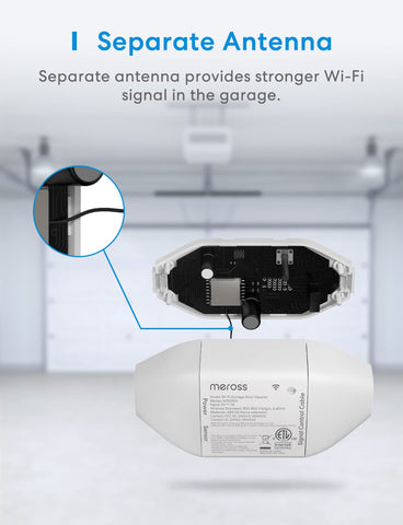 Meross universal compatibility image representing versatile opener support