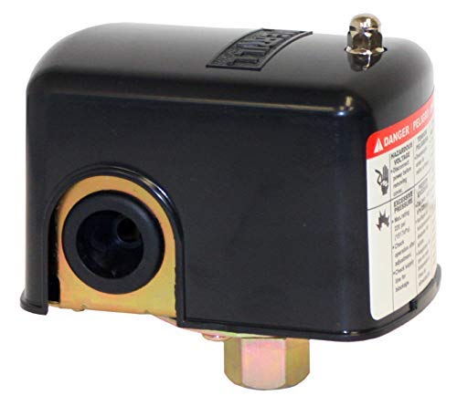 Merrill MPS3050 front view pressure switch for reliable water well control.