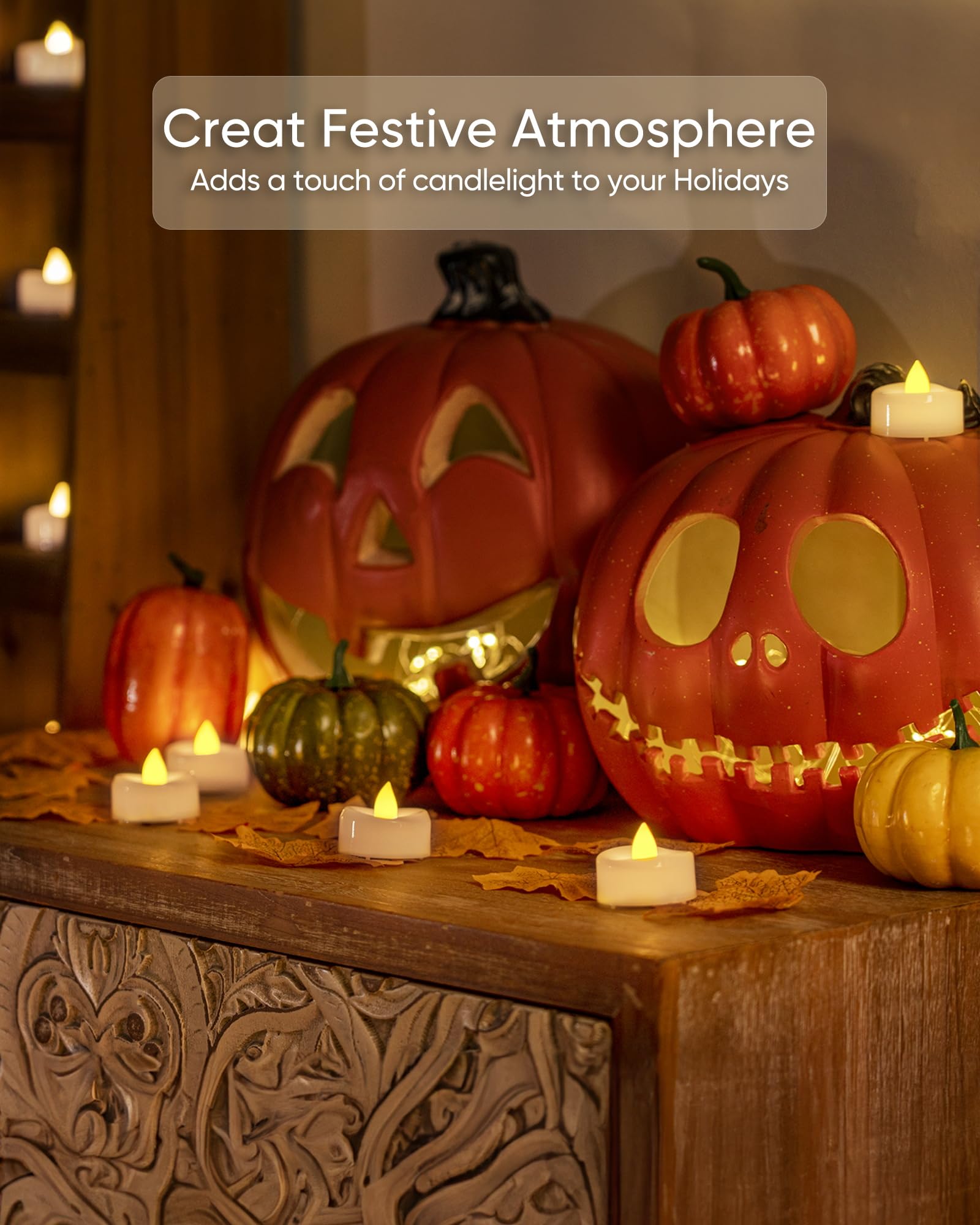 Merrynights festive decor ideas for wreaths, tables, and pumpkins.
