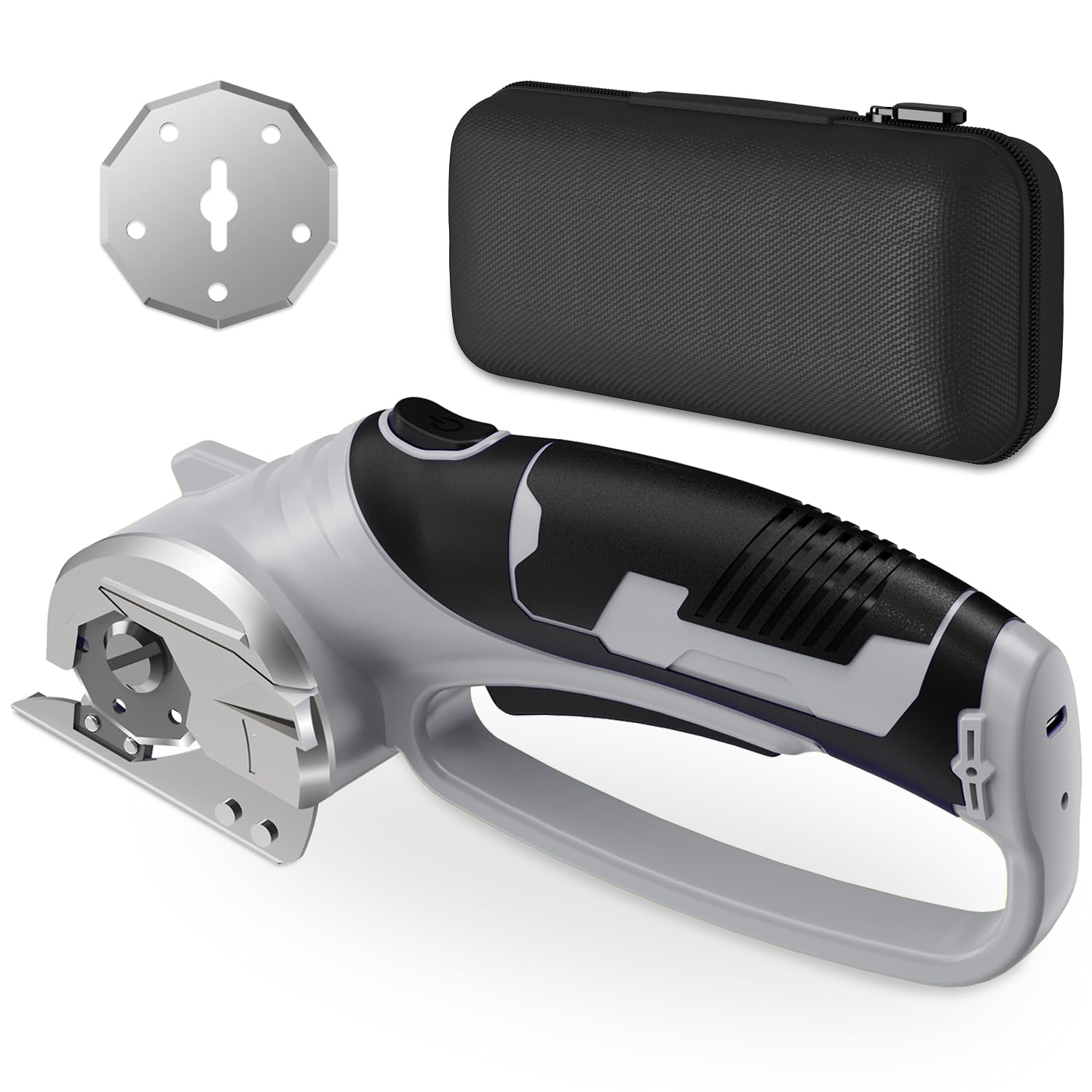 Mershca cordless scissors with ergonomic handle for comfortable long cuts