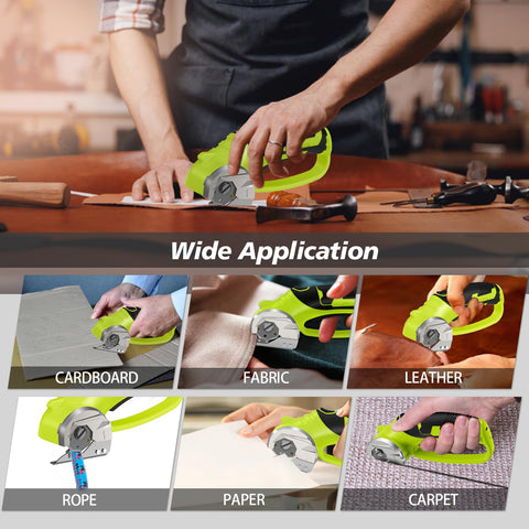 Mershca precision blade delivers clean cuts on fabric and cardboard