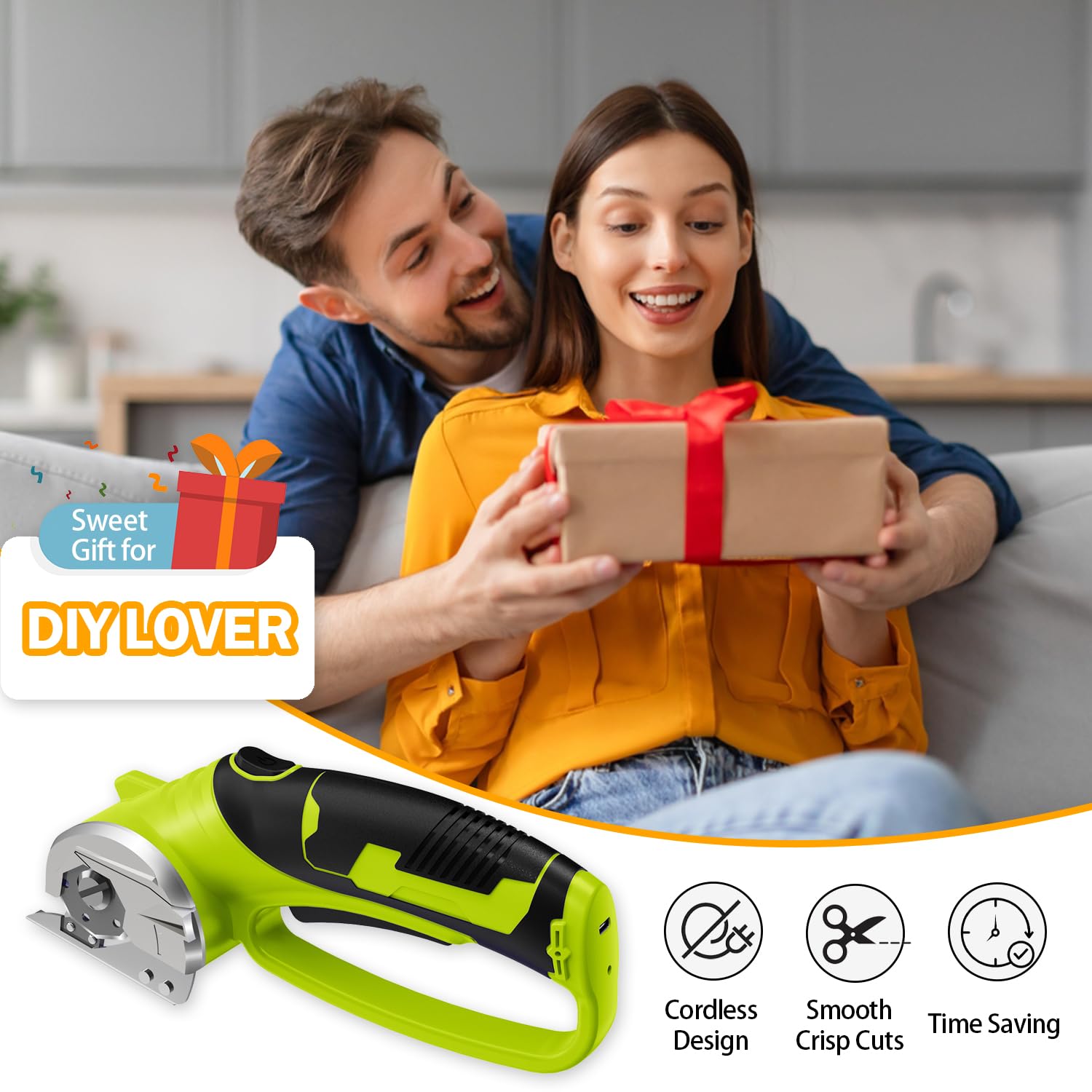 Mershca USB charging keeps the scissors ready for quick tasks