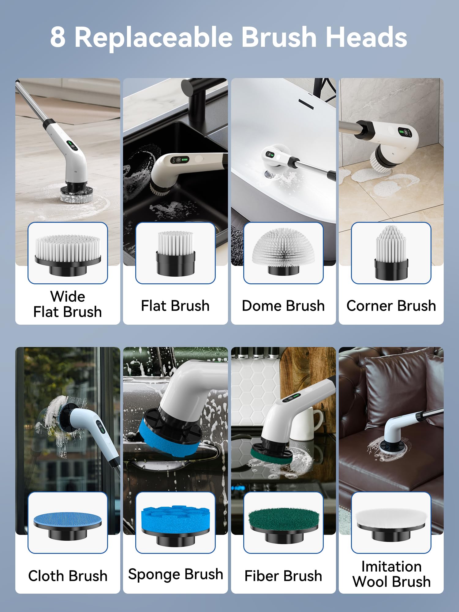 Mesqool splash-proof design keeps bathroom cleaning safe and simple.