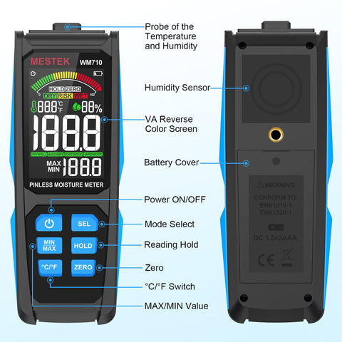 MESTEK meter with three-year warranty offers trusted protection.