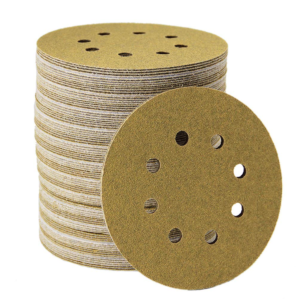 Mestool 5-inch 8-hole sanding disc with 80 grit for efficient prep