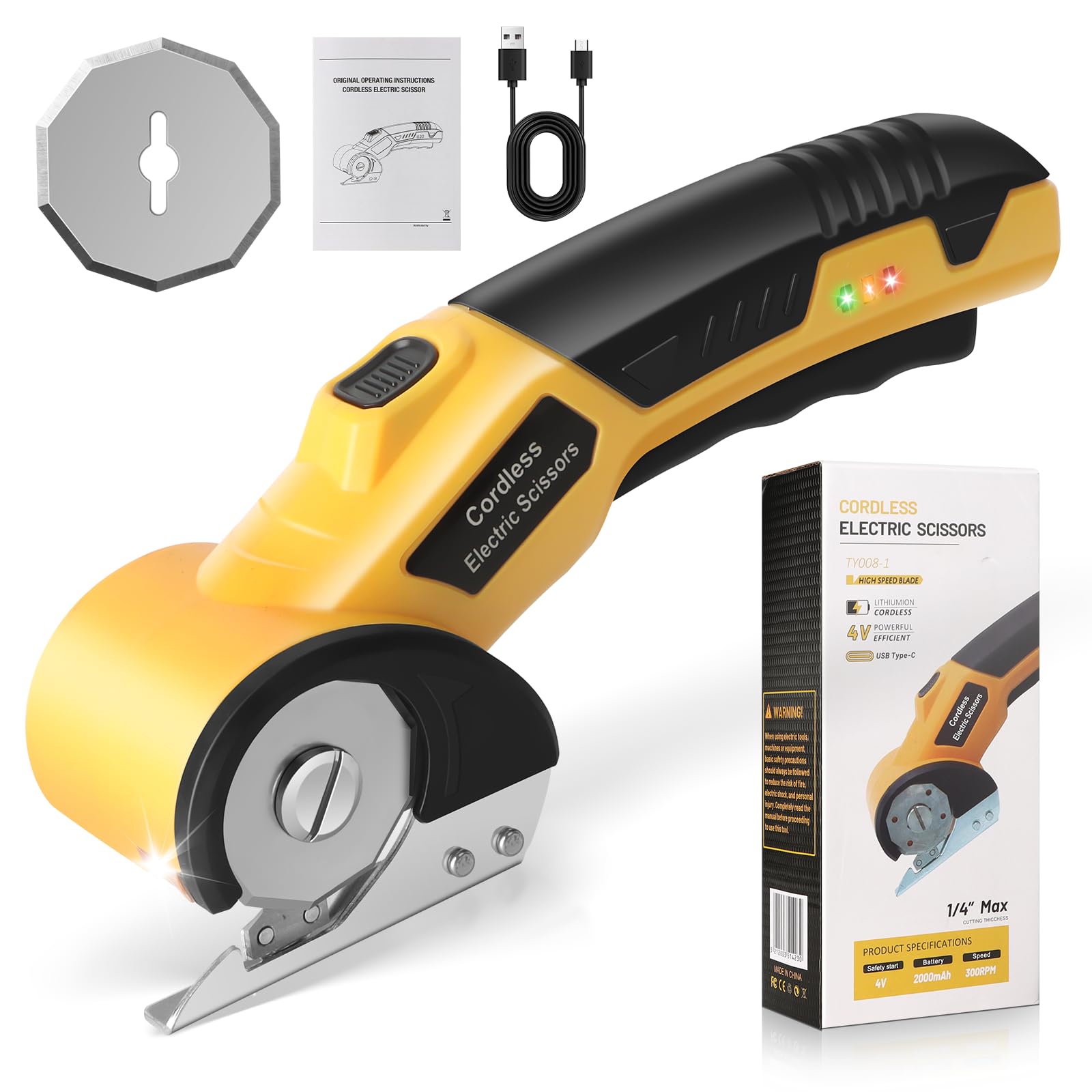 MESUADESI versatile cutter handles fabric leather cardboard plastic with reliable results.