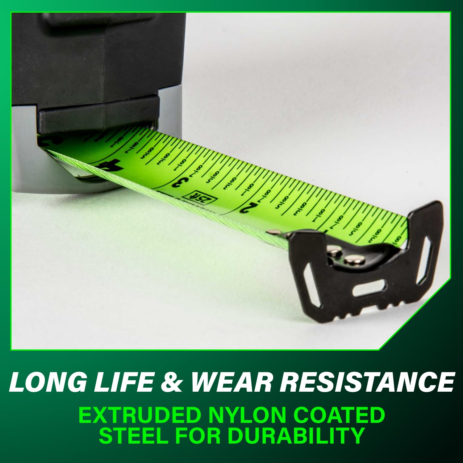 Metabo HPT measuring tape with durable extruded blade