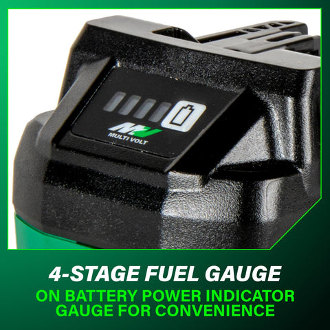 Metabo HPT MultiVolt battery fast charging to reduce downtime
