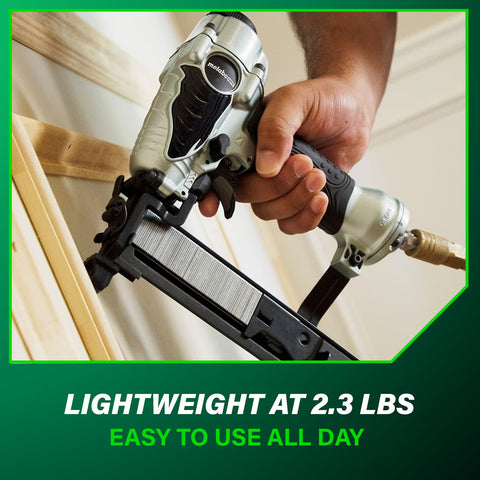Metabo HPT N3804AB3 in-use on a trim project.