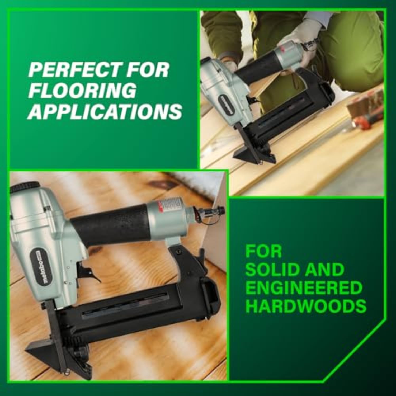 Metabo HPT N4004AB 18-gauge staples magazine reveals durable, jam-resistant magazine design.