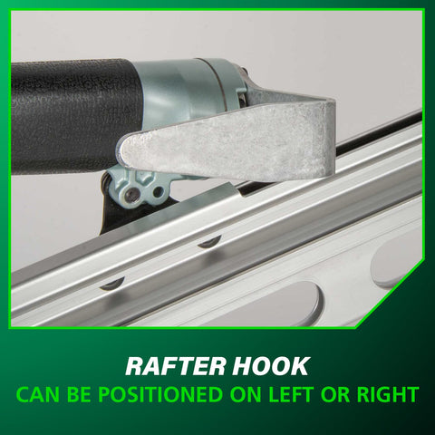 Metabo HPT NR83A5Y rubber grip provides comfortable control.