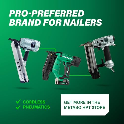 Metabo HPT NR90AES1 ergonomic grip improves control during framing.