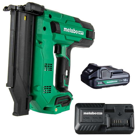 Metabo HPT NT1850DG compact cordless brad nailer ready for trim installation