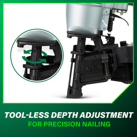 Ergonomic grip reduces fatigue during long roofing work