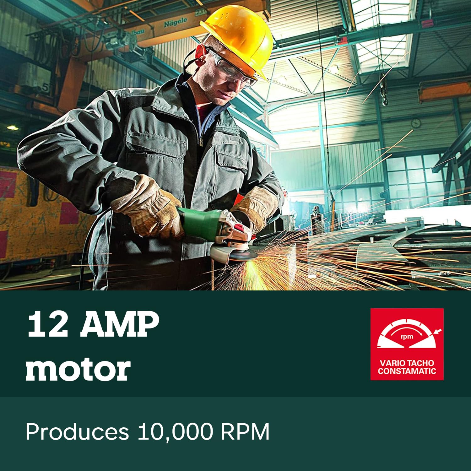 Metabo M-Quick tool-free disc change enables fast setup.