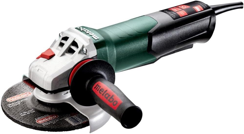Metabo WP 13-150 Quick grinder front view for durable German engineering and balance.