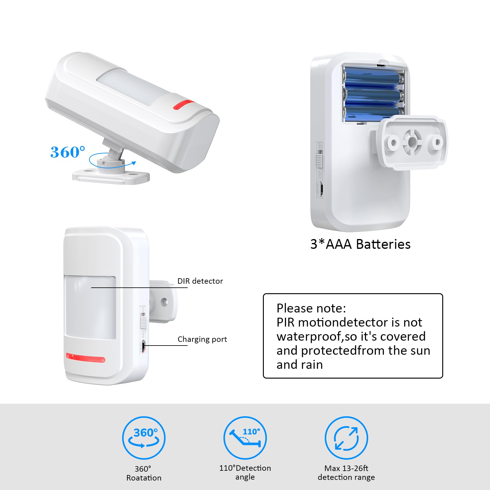 METAK Receiver Unit connects multiple sensors for broader coverage.