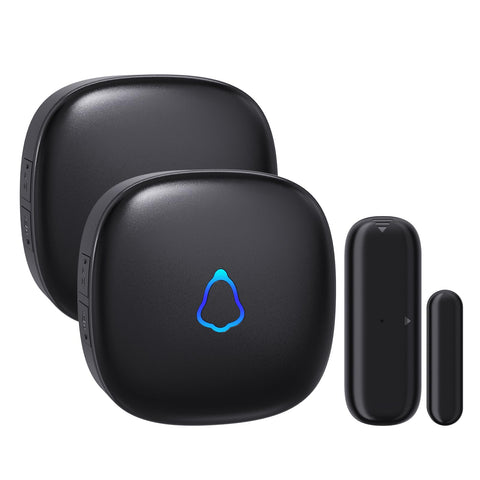 METAK wireless door chime transmitter ready for quick setup and reliable alerts.