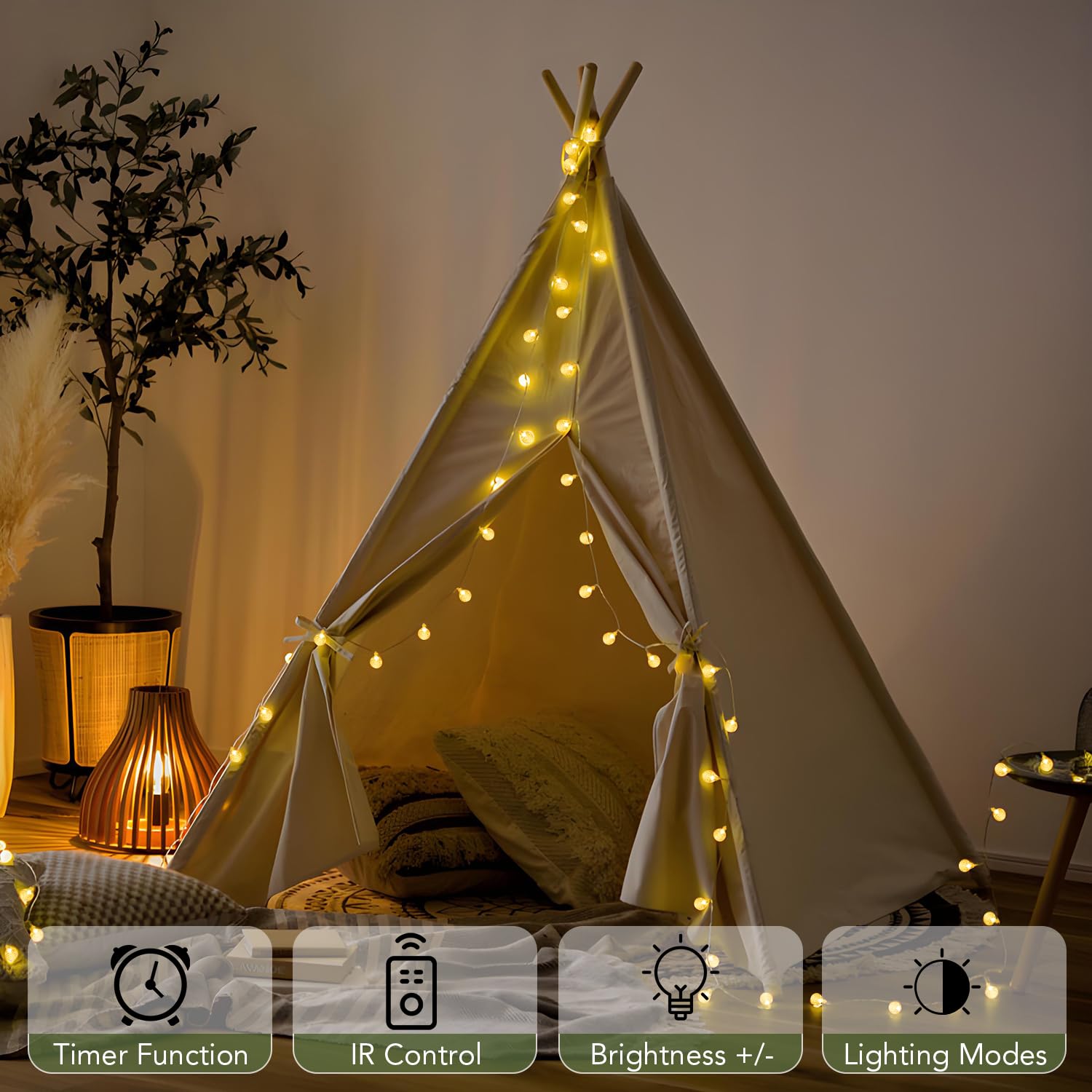Metaku battery-operated indoor-outdoor lights deliver safe, low-voltage illumination
