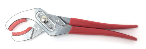 METAL MAGERY Cannon Plug Pliers grip on oily surfaces without damaging lock rings.