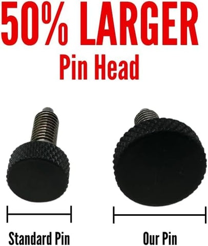 Metalmark handle pin mod kit with drill bit and bolt