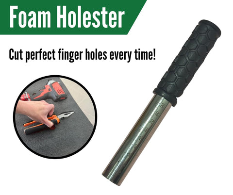 Metalmark Kaizen Foam Cut Kit Deluxe Holester finger hole maker creates smooth holes