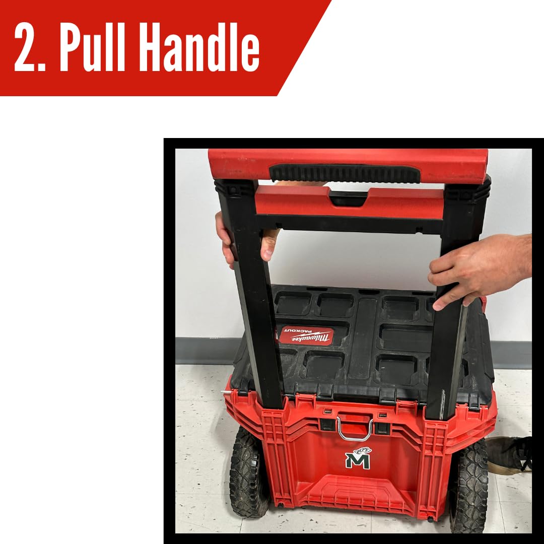 Metalmark stainless steel handle release pins for durable toolbox upgrades