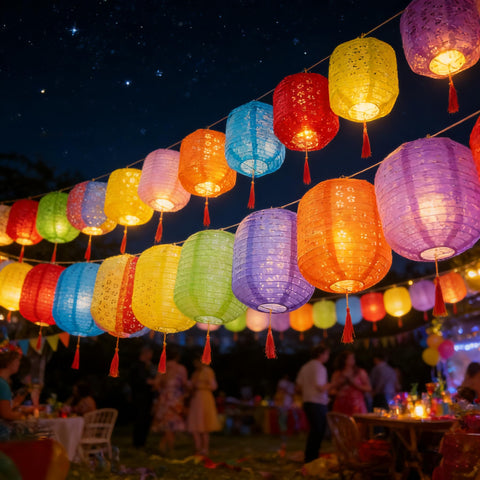 Metany pink paper lantern adds playful charm to parties and photos
