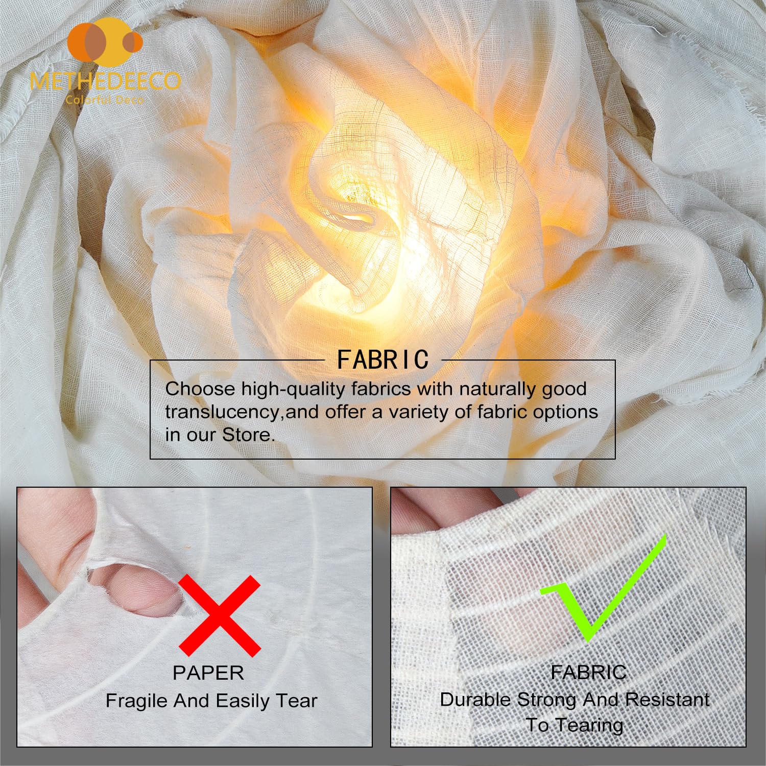 METHEDEECO versatile-room decor adds warmth to bedrooms, living rooms, or kitchens.