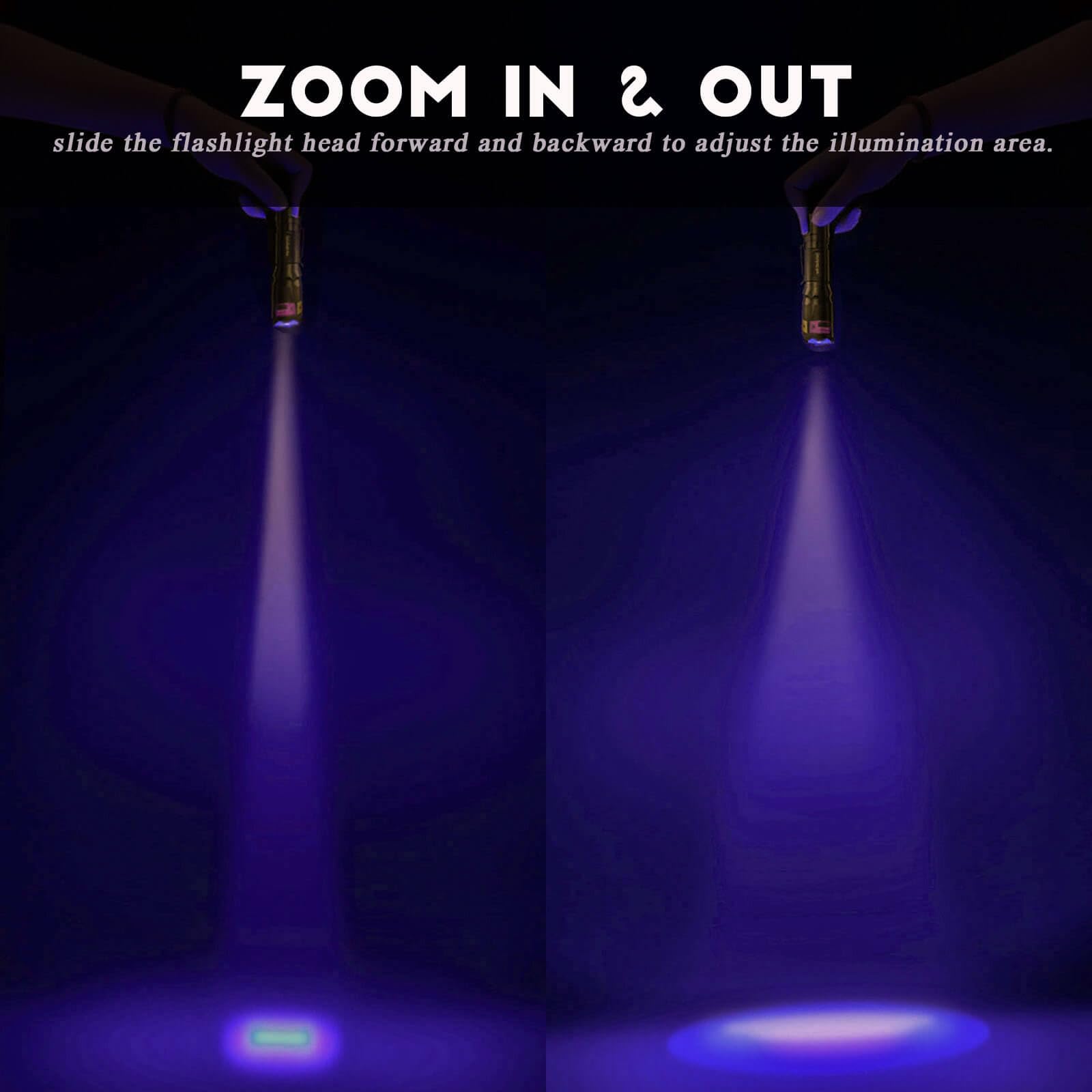 METII UV dye tracking at 365nm helps spot leaks on the go