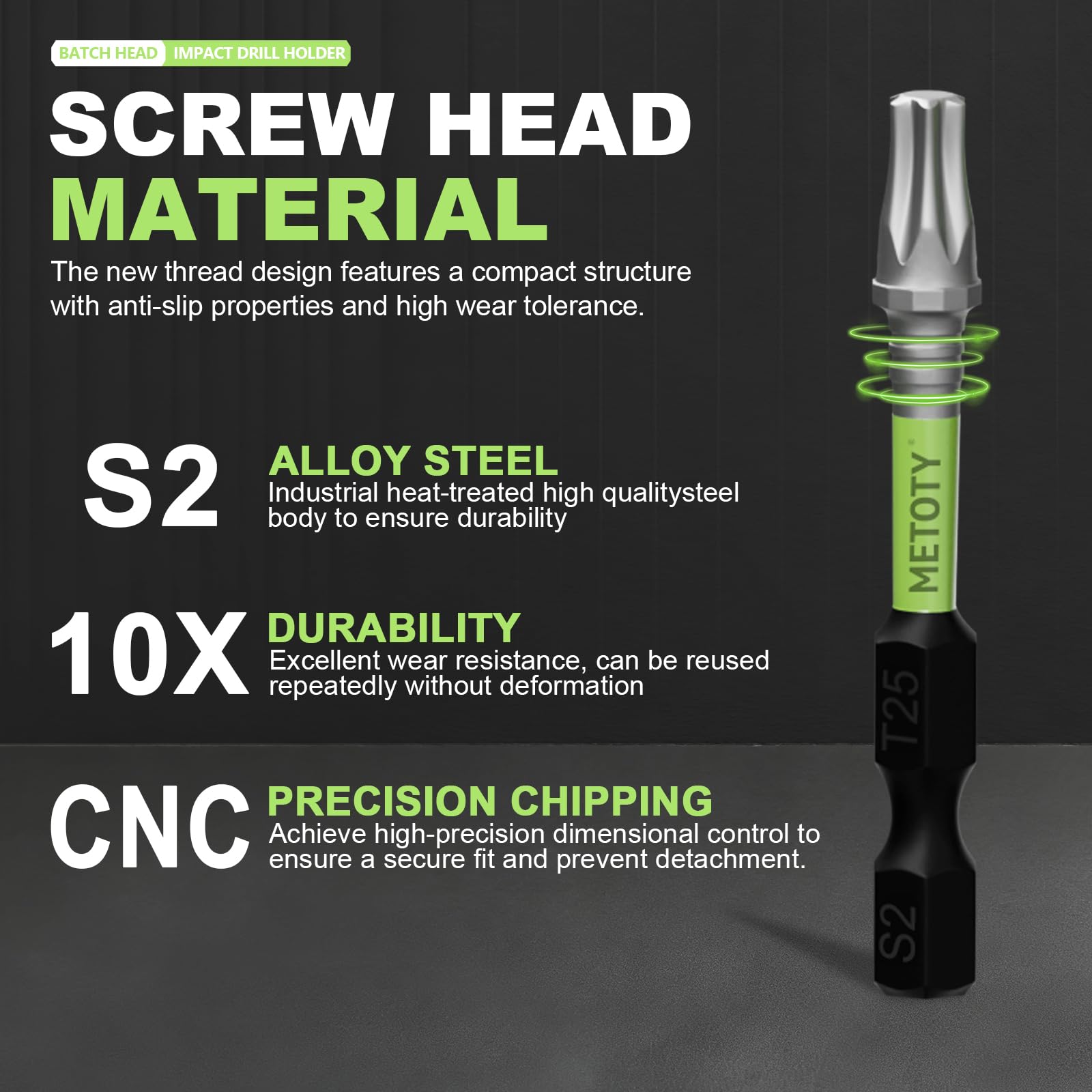 METOTY extension rods 75mm extend reach for tight spaces