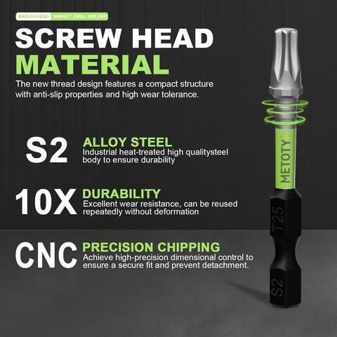 METOTY extension rods 75mm extend reach for tight spaces