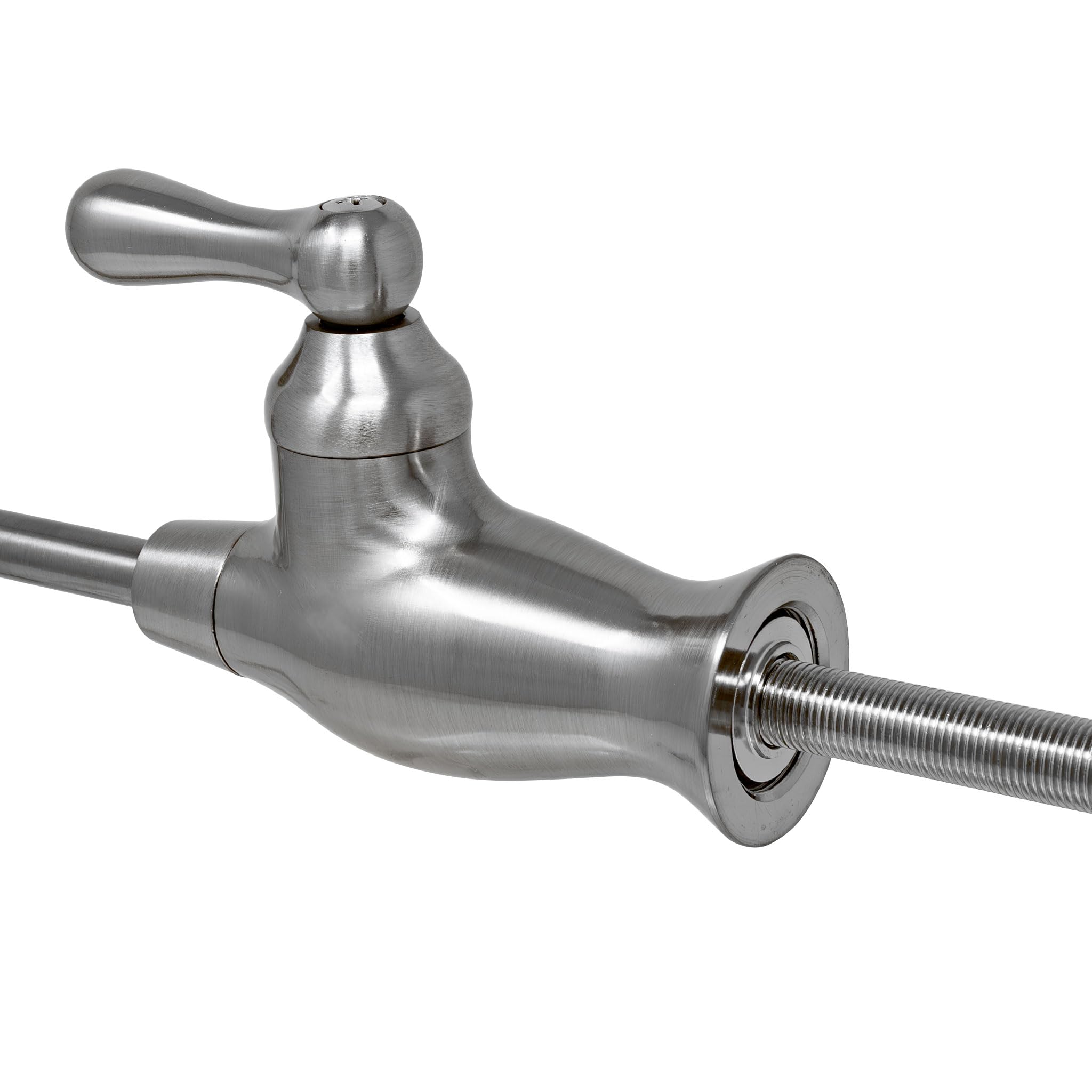 Metpure RO faucet installs through a 1/2-inch hole with a long shank.