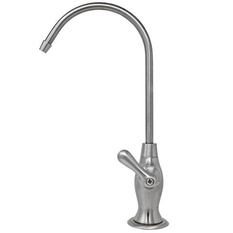 Metpure RO faucet uses a ceramic disc valve for smooth operation.