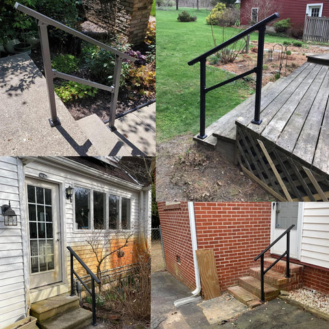 Metty Metal durable stair rail designed for outdoor use.