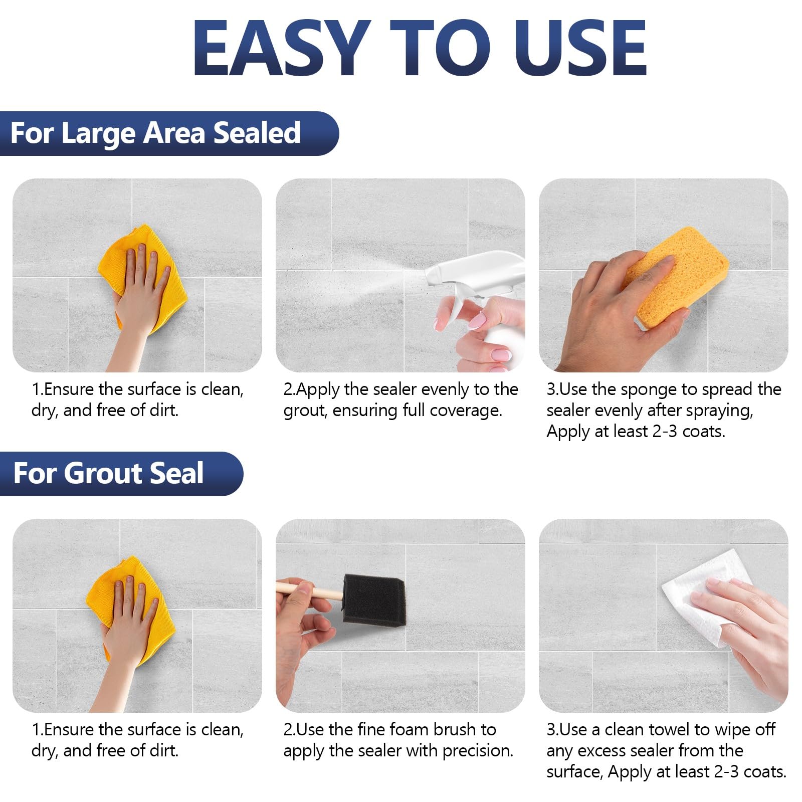 Meuvcol grout sealer 35oz bottle ready for long-lasting coverage