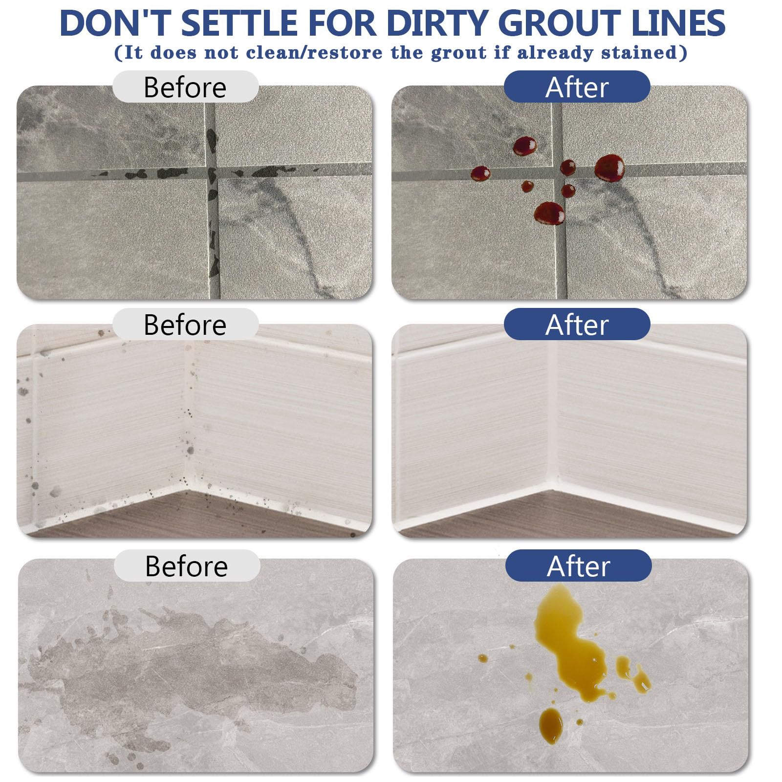 Meuvcol grout sealer floor demonstrates durable waterproof seal for high-traffic areas