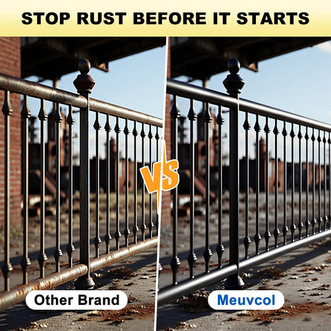 Meuvcol Metal Paint provides high coverage for a smooth, professional finish.