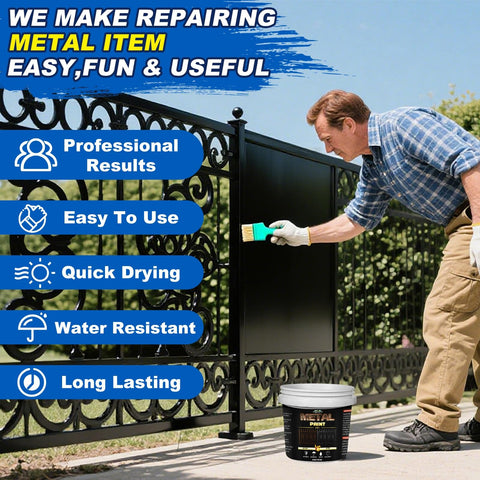 Meuvcol Matte Black finish glides easily in a DIY project.