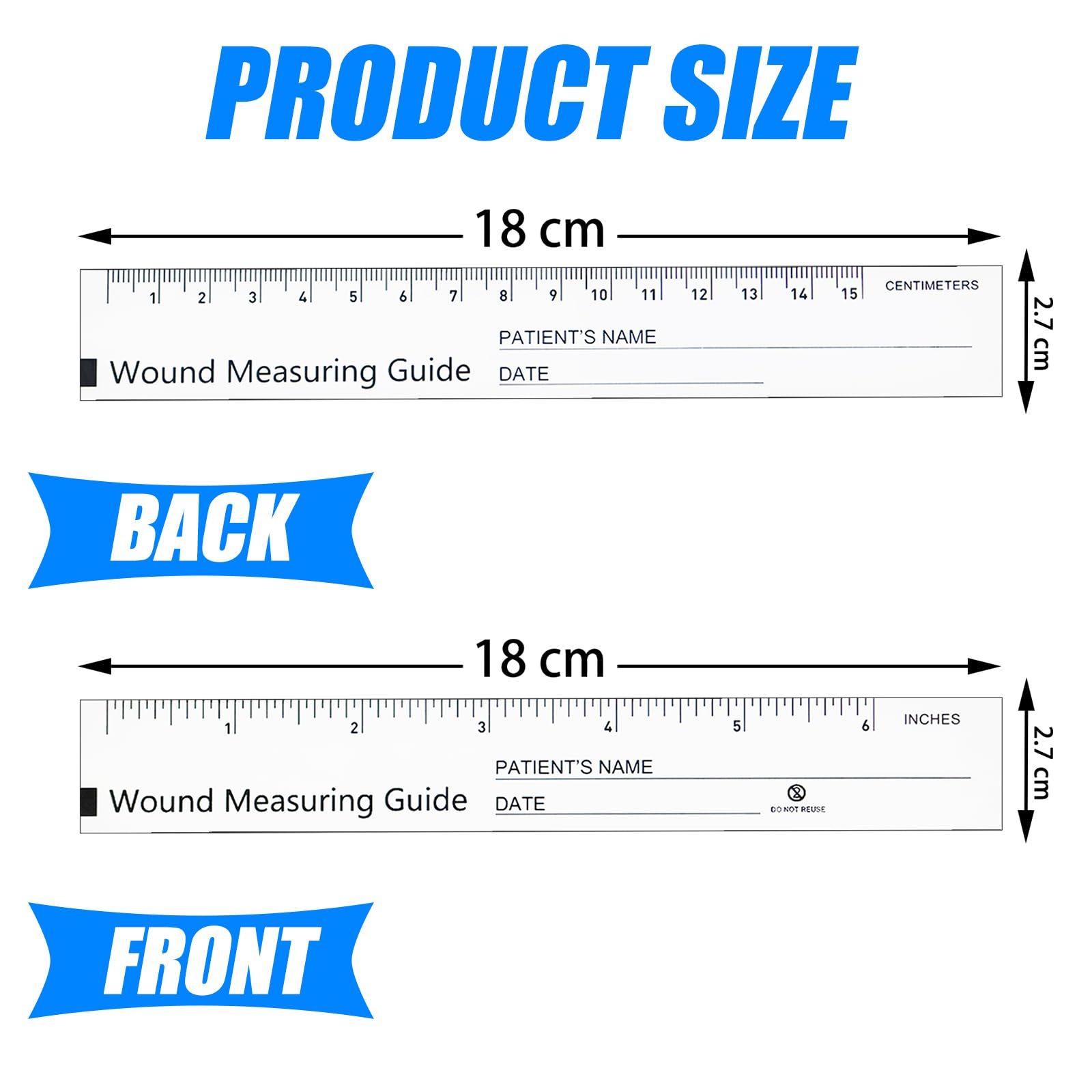 Mevlshcey disposable paper tape pack ready for single-use