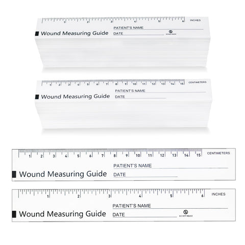 Mevlshcey wound measuring tape view with dual-scale layout for sizing