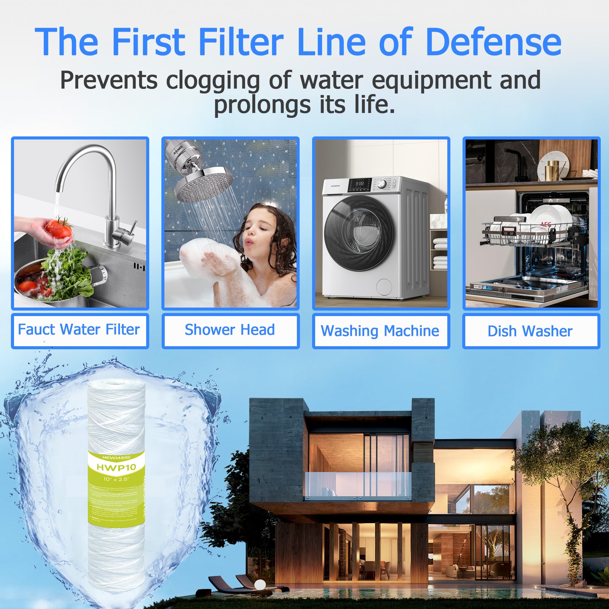 MewMore six-pack provides bulk filtration for busy households.