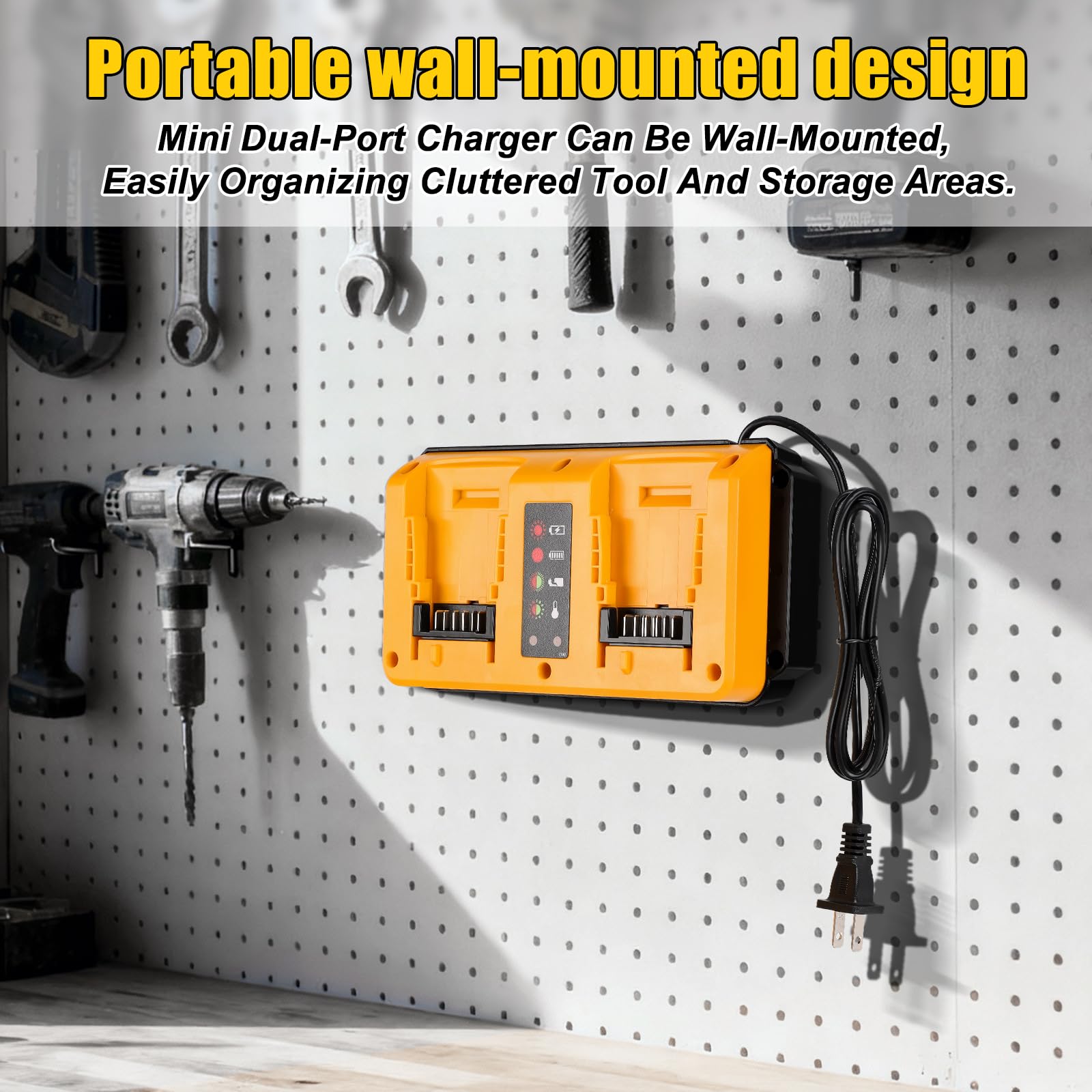 Fire-resistant, durable casing of the Mewryytuo rapid charger