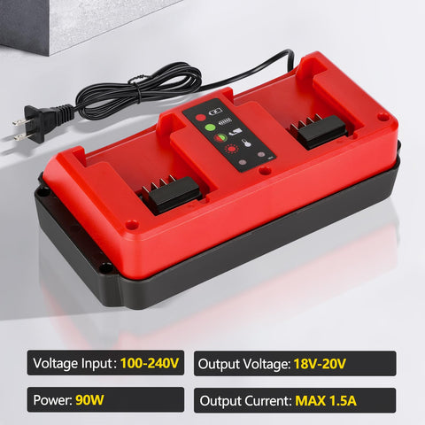 Mewryytuo mini multi-voltage charger showing 100-240V input capability