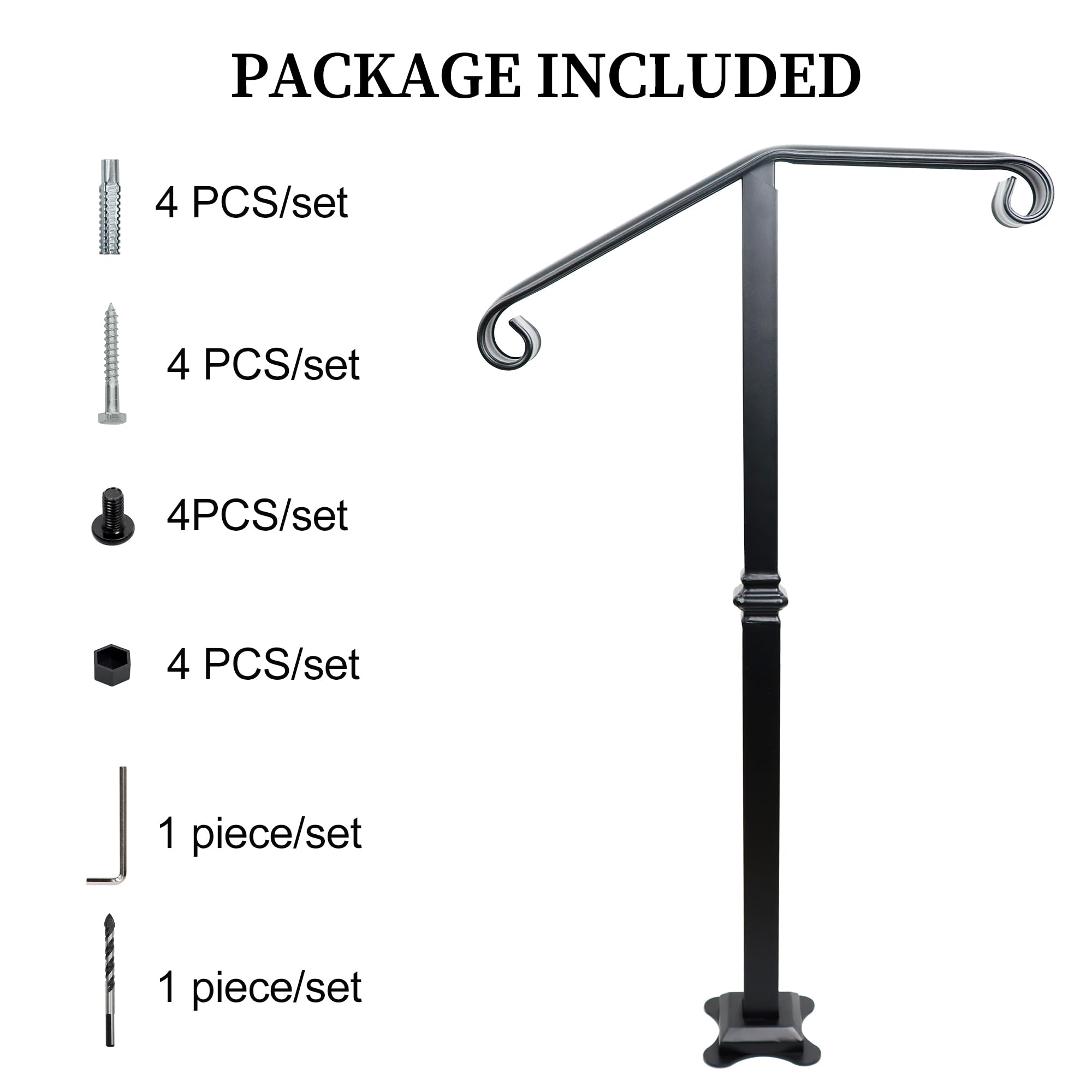 Versatile indoor outdoor installation for stairs, porches, gardens, and more