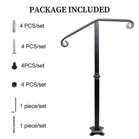 Versatile indoor outdoor installation for stairs, porches, gardens, and more