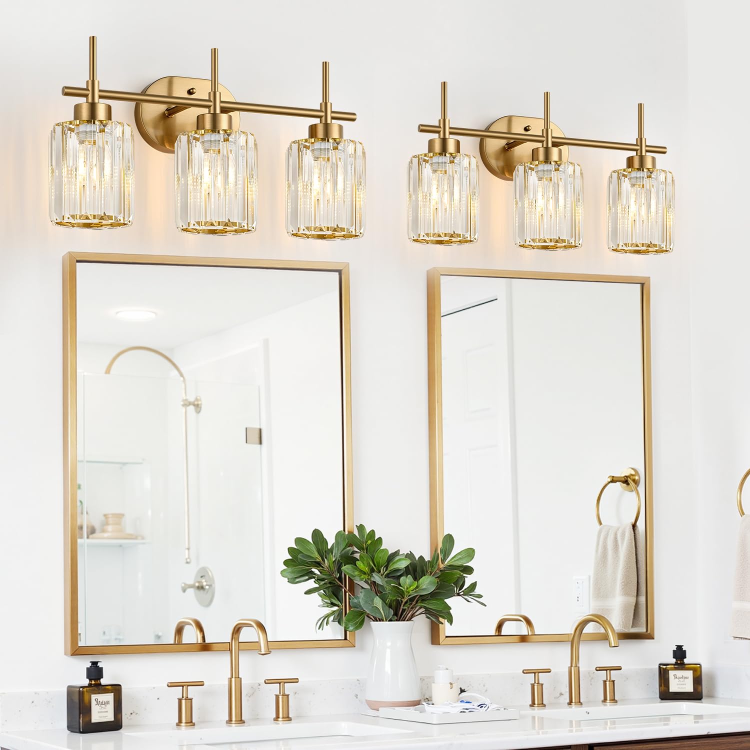 Meybiok adjustable crystal shades offer flexible lighting effects
