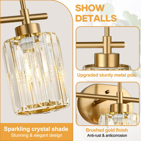 Meybiok E26 base vanity light fits a wide bulb range for versatility